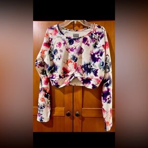 ATHLETA
LONG SLEEVE CROPPED SWIM TOP
SIZE LARGE